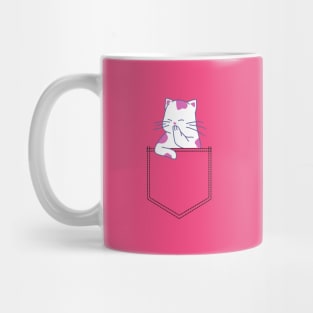 Cat in a Pocket Mug